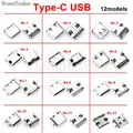 12 modus Typ C 6 12 24 Pin SMT Buchse Stecker USB 3 1 Weibliche SMD DIP Für Huawei Samsung Lenovo