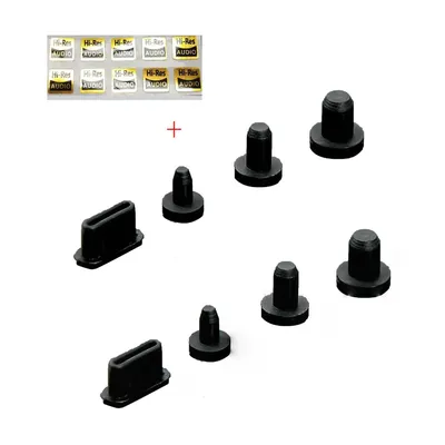 2 Sätze Staubs topfen für fiio m11 plus m11s/m11 pro/m15s/m15/m9/x5 iii/x7/shanling m6 pro 4,4mm 3,5mm 2,5mm Buchse