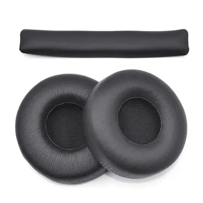 Leder Ohr polster Kissen bezug Ohr polster Ersatz elastischen Stirnband Balken für jbl synchros e40bt e40 Headset Kopfhörer Image