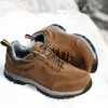 Herren Wanderschuhe Wildleder Lederschuhe für Herren Outdoor Walking Schuhe Klettern Jagd Herren Turnschuhe neue Stiefeletten Größe 49