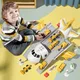 TEMI Kinder Flugzeug Auto Spielzeug Simulation Trägheit Aircraft Musik Stroy Mit Licht Passagier