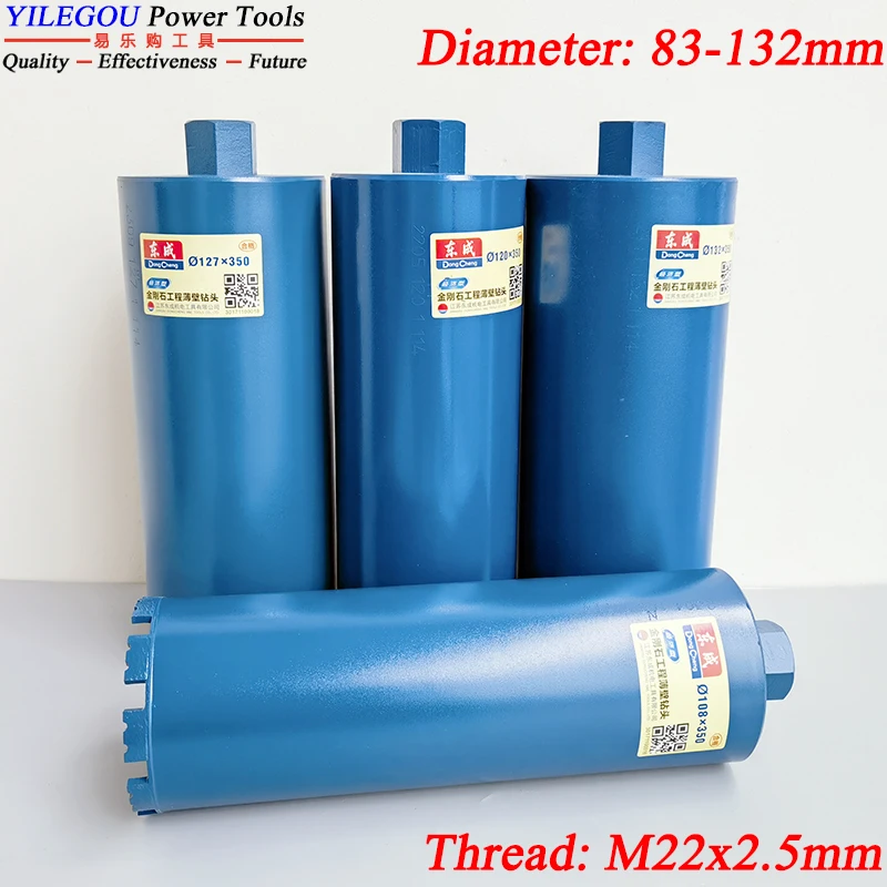 Dong cheng 83 89 96 132mm Diamant bohrer. 350mm nasser Diamant kern bohrer für Beton brücken bohrlöcher Image