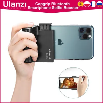 Ulanzi CapGrip Drahtlose Bluetooth Smartphone Selfie Booster Griff Grip Telefon Stabilisator Stand