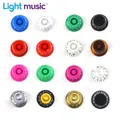 4 stücke Elektrische Gitarre Volume Tone Knob Top Hut Gerade Guitar Speed Control Knob Kunststoff