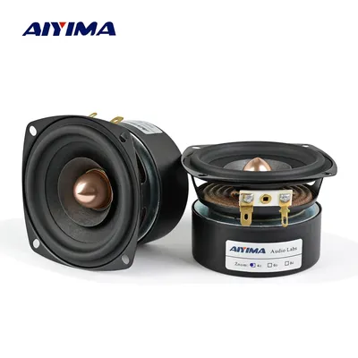 AIYIMA 2Pcs 3 Zoll Audio Lautsprecher 4Ohm 8Ohm 15W Breitbandlautsprecher HIFI Höhen Mediant Bass Image