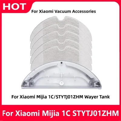 Für xiaomi mijia 1c stytj01zhm wassertank ersatzteile reinigungs tuch mop roboter staubsauger Image
