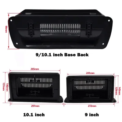 9 oder 10,1 Zoll Universal 2 Double Din Radio Fascia für Old Car Truck Camper RV Stereo Panel Dash Montage Rahmen Trim Kit Gesicht
