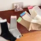 Frauen Socken Baumwolle Herbst Winter neue gemischte Farbe Mode Mädchen Crew Socken atmungsaktive