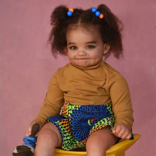 28 Zoll unvollendete unbemalte wieder geborene Kleinkind Puppe Kit Raya Lebensgröße frische Farbe
