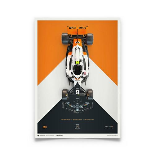 McLaren Formula 1 Team - Lando Norris - La livrée Triple Crown - 60e anniversaire - 2023 Poster - No Gender Taille: One Size Only