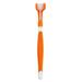 Aimiya Pet Toothbrush Soft Bristles Non-slip Handle Dental Care Plastic Three Sided Oral Cleaning Toothbrush for Home