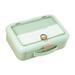 CUTICATE Document Storage Box Multi Pockets File Organizer Large Capacity Portable File Bag Document Organizer for Files Certificates Light Green