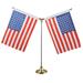 BESTONZON 1Pc 21x14cm Creative Desktop Flag National Country Flag Table Flags Desk Decoration for Home Office