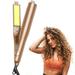 Beauty Care Products 2-in-1 Hair Straightener Wave Curler Multifunctional Golden Curling And Straightening Two-in-one Twisted Splint