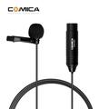 COMICA CVM V02O Omnidirectional Lavalier Microphone for Camcorder XLR Plug 48V Phantom Power