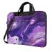 ZICANCN Laptop Case 15.6 inch Purple Aperture Coloring Work Shoulder Messenger Business Bag for Women and Men