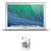 Restored Apple MacBook AirÂ® 13.3 Display - Intel Core i5- 8GB RAM 500GB SSD (Early 2015) OS Monterey Silver WITH Bluetooth Wireless In-Ea)r Noise Canceling Earphones (REFURBISHED)