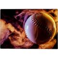 300 PCS Jigsaw Puzzles Artwork Gift for Adults Teens 10.6 x 15.5 White Baseball Ball in Multicolored Red Smoke Wooden Puzzle Games