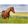 300 PCS Jigsaw Puzzles Artwork Gift for Adults Teens 10.6 x 15.5 Horse in Flower Field Wooden Puzzle Games