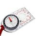 Sun Company ProMap Compass - Ultra Lightweight Baseplate Map Compass with Declination Scale - Accurate Orienteering Base Plate Compass for Hiking Backpacking Camping and Survival Navigation