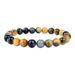 KIHOUT Blue Gold Beaded Bracelet Colorful Bracelet Sports Bracelet Bracelet Stretch Bracelet