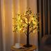 Fnochy Christmas Pillows Tree Lights Led Indoor Window Room Bedside Table Home Decoration Lights Party Scene Decoration Luminous Tree