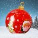 KIHOUT Deals Christmas Inflatable Decorated Ball 24in Yard Inflatable Christmas Balls Giant Xmas Tree Ornaments Yard Decorations for Outside Holiday Yard Lawn Porch Decorï¼ˆNo Batteries and Pumpï¼‰