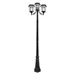 Gama Sonic Victorian Bulb Solar Triple Outdoor LED Post Light - 94B003