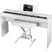 Williams Allegro IV In-Home Pack Digital Piano With Stand Bench and Piano-Style Pedal White