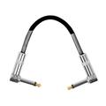 Colcolo Patch Cable Connect Line Speaker Systems Plug and Playing 1/4 Low Noise Electric Guitar Cable PVC Shell Instrument Audio Cable black