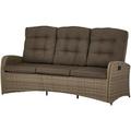 a casa mia Gartensofa, 3-sitzig Reggio ¦ beige ¦ Maße (cm): B: 209 H: 110 T: 87 Garten > Gartenmöbel nach Materialien > Polyrattan-Gartenmöbel - Höffner