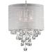 Tahnee 15" Wide 3 Light Polished Chrome Crystal Pendant