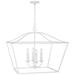 Capital Lighting Grady 4 Light Pendant Textured White