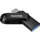 SanDisk Ultra Dual Drive Go USB smartphone/tablet extra memory Black 256 GB USB 3.2 1st Gen (USB 3.0), USB-C®
