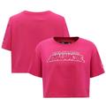 Women's Pro Standard Colorado Avalanche Triple Pink Cropped Boxy T-Shirt