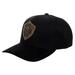 Men's Black The Legend Of Zelda Hylian Shield Brass Badge Snapback Adjustable Hat