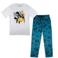 Men's White My Hero Academia T-Shirt & Pants Sleepwear Set