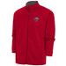 Men's Antigua Red Liberty Flames Links Full-Zip Golf Jacket