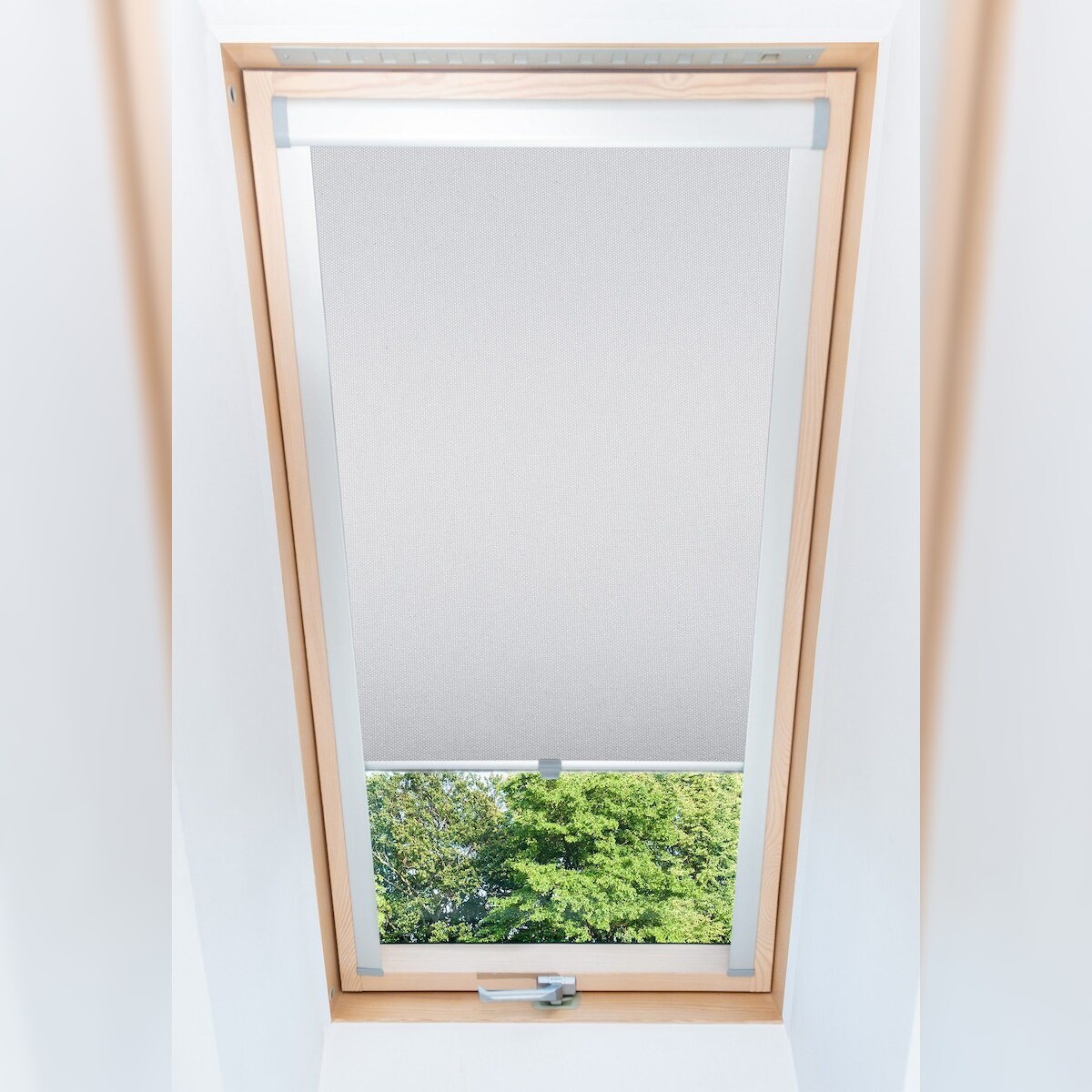 Dachfensterrollo Thermo verdunkelnd passend für Velux S08 Hellgrau Image
