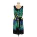 Fenn Wright Manson Casual Dress: Blue Print Dresses - Women's Size 6