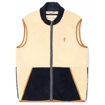 Revolution - Fleece Vest in Block Colors - Fleeceweste Gr XL beige Image