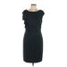 Eliza J Casual Dress - Sheath: Black Print Dresses - Women's Size 10