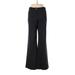 The Limited Casual Pants - High Rise Flared Leg Boyfriend: Black Bottoms - Women's Size 6