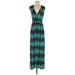 ViX by Paula Hermanny Casual Dress: Teal Dresses - Women's Size Small