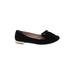 Miu Miu Flats: Black Print Shoes - Women's Size 39.5 - Almond Toe