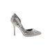 Steve Madden Heels: Silver Shoes - Women's Size 7 1/2