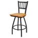 Red Barrel Studio® Nicolai 25" Swivel Bar Stool Wood/Metal in Gray | Bar Stool (36" Seat Height) | Wayfair B2AEDAB3E5CD4CE58A05830DE8897401