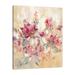 Trinx Floral Reflections I By Silvia Vassileva, Canvas Wall Art Canvas in Pink | 20 H x 16 W x 0.75 D in | Wayfair 2D9B8B7C4C5A4F0CA73BDF850D287781