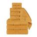 Latitude Run® Hirra Zero Twist Cotton Solid Waffle Honeycomb Plush Soft Absorbent Medium Weight Assorted 9 Piece Towel Set | 30 W in | Wayfair