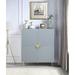 Mercer41 Amalan Sideboard, Accent Cabinet, Credenza, Buffet Table, Dining Cabinet Wood in Gray | 46 H x 43 W x 16 D in | Wayfair